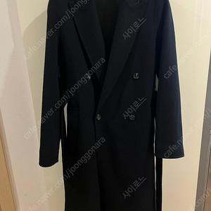 유메르 더블리 코트 블랙 숏기장