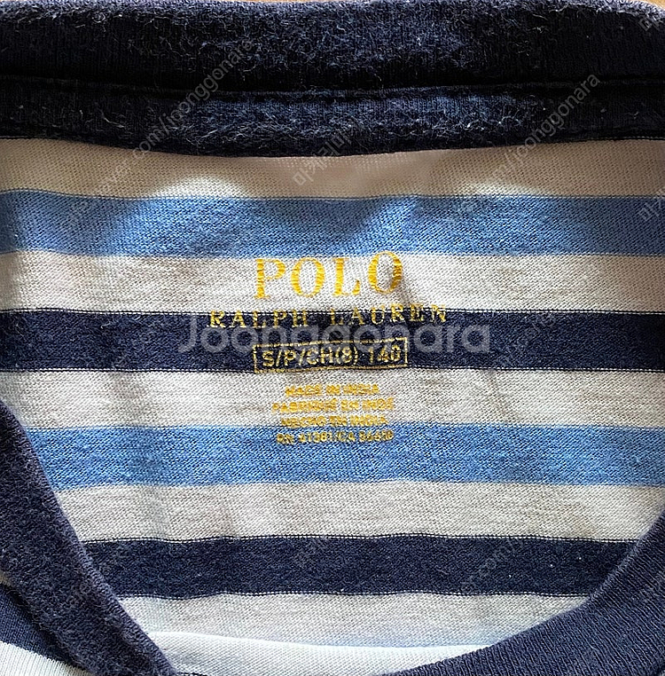 폴로 키즈 남아 반팔티(사이즈 140) 팝니다.--3