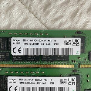 SK 하이닉스 RAM 32GB 32G PC4 3200AA DDR4 3200 REG ECC 서버 메모리