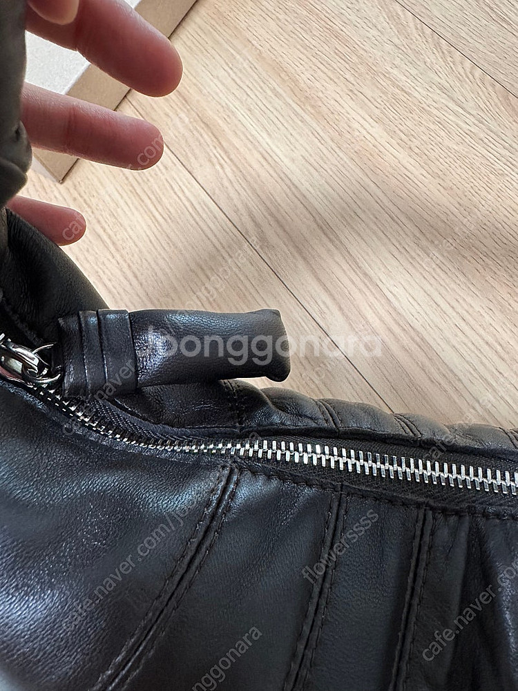 르메르 포춘백 미니 나파레더 다크브라운--3