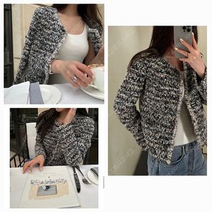 더로랑 익스클루시브 르사쥬 24FW 멀티 트위드 자켓 s
