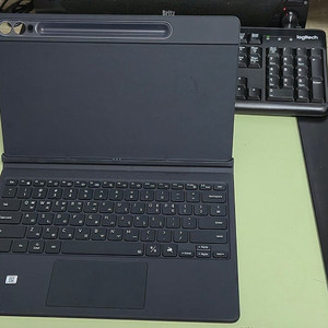 [삼성전자] 갤럭시탭 S10 플러스 AI 키보드 북커버 [EF-DX825] [블랙][S9플러스,S9FE플러스 호환 가능]