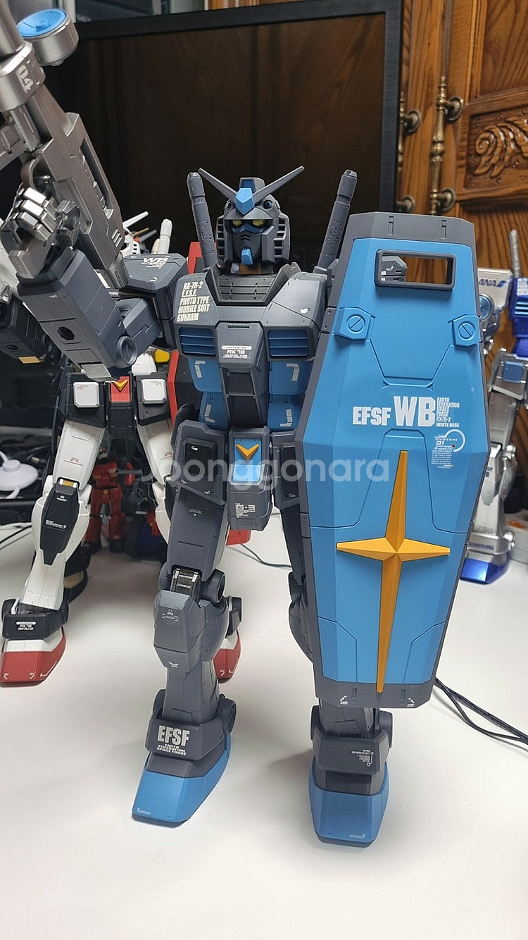 메가급 RX-78-2 건담 무광도색 스카이그레이--0