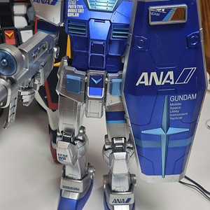 메가급 RX-78-2 ANA 건담 실버코팅도색