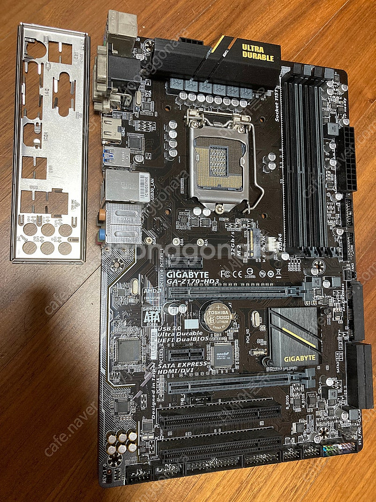 기가바이트 Z170-HD3 메인보드--0