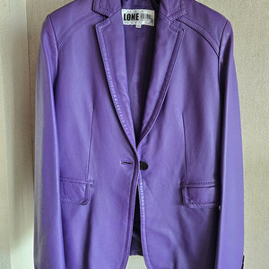 LONE 정욱준 퍼플 양가죽 자켓 여성 66