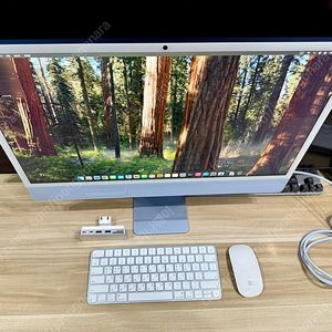 M4 imac 아이맥 24 (블루) 판매합니다.
