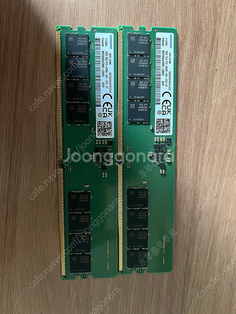 삼성 ddr5 16g 2개 일괄판매합니다--0