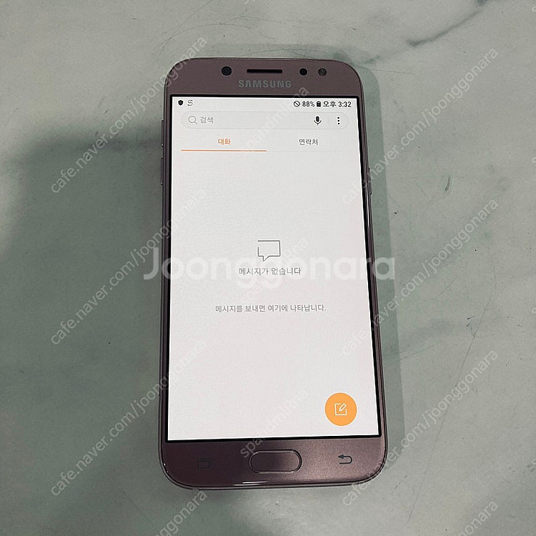 갤럭시 J5 핑크 32기가 액정S급 매우깔끔한기기 2만원 판매합니다!--5