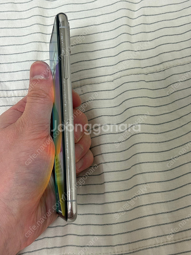 아이폰x 256 실버(배터리 100%)--2