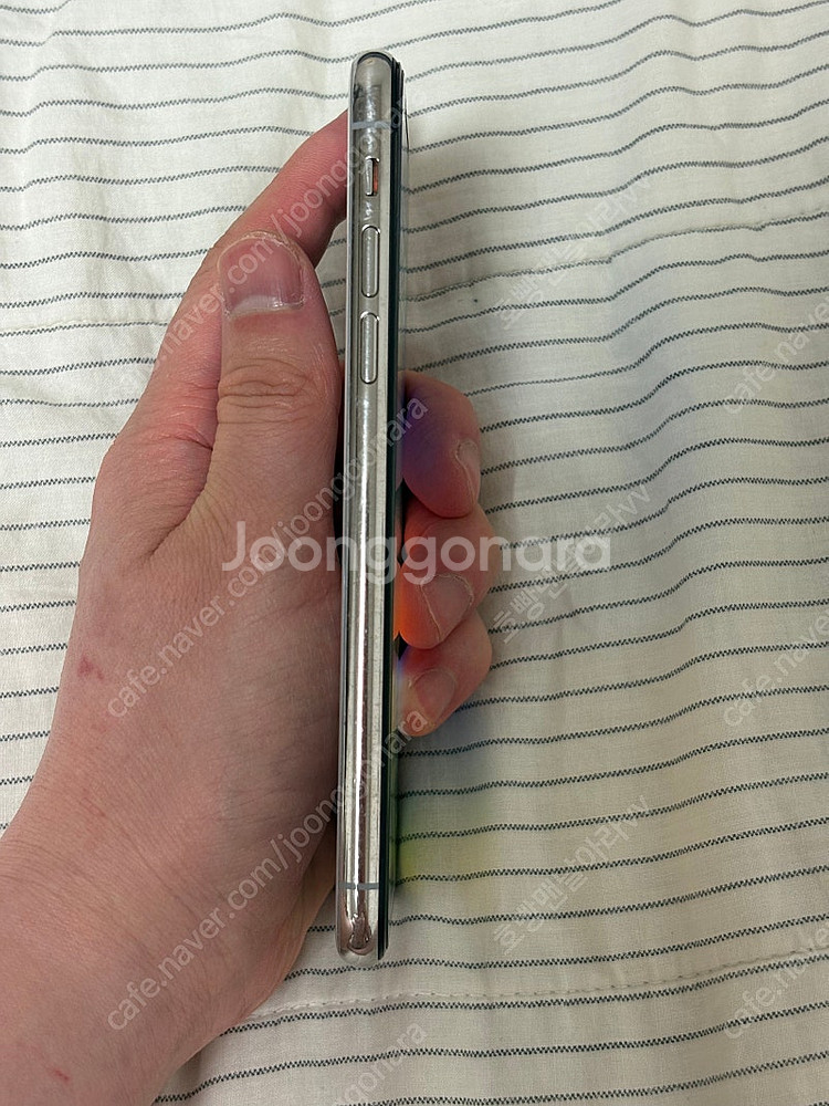 아이폰x 256 실버(배터리 100%)--4