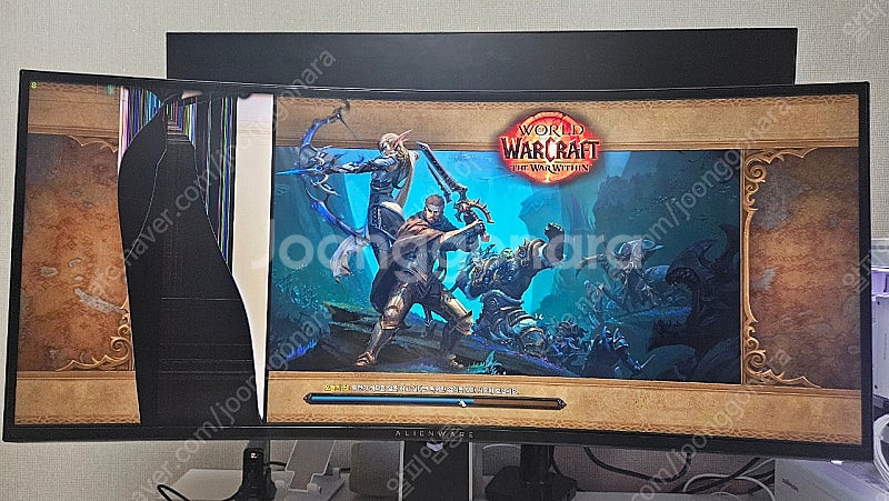 DELL AW3821DW 모니터 부품용--1
