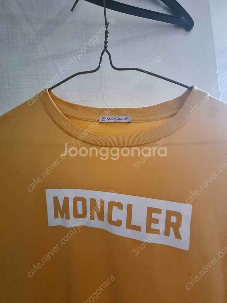 몽클레어키즈 14y 여자44 55 박로고 반팔 티셔츠--3