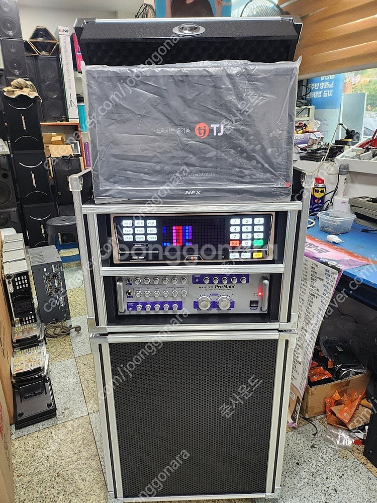 [세제품 일체형 이동식 노래방기계] K2 노래방 세트 ...--0