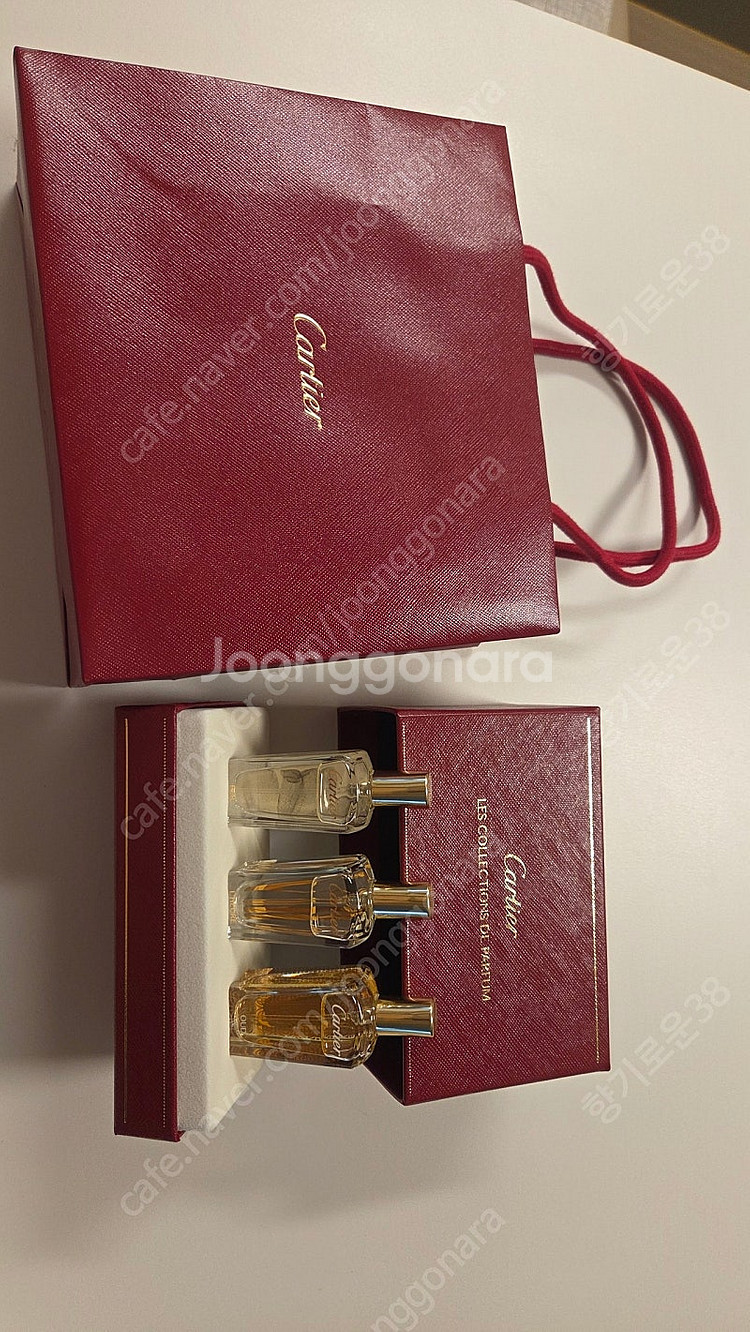 까르띠에 향수 15ml 3개 총45ml 개봉안한 새상품--0
