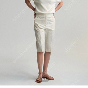 nothing written 낫띵리튼 슬림핏 버뮤다팬츠S 새상품 Slim fit bermuda pants 타낫 아모멘토 비아플레인 문달 lo61 아르토 카프리팬츠