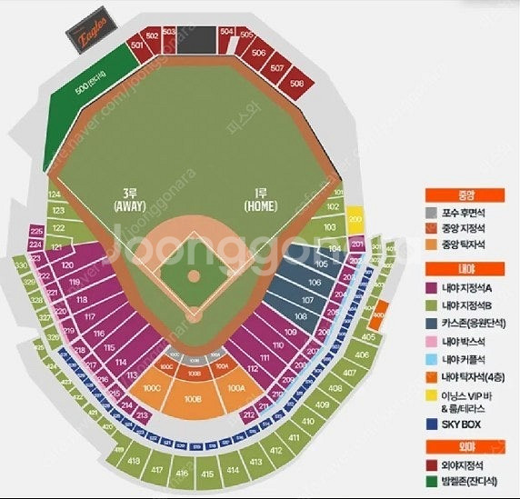 7월 25일(금) 한화이글스 vs SSG랜더스 3루 내...--0