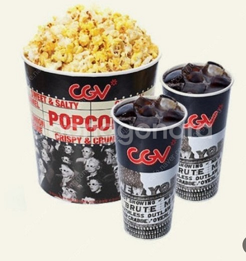 cgv 콤보 세트 (팝콘+탄산) 3000원 할인 쿠폰 ...--0