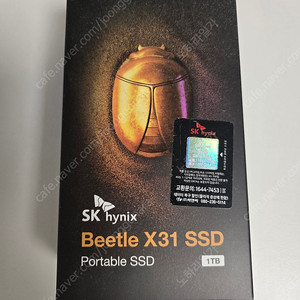 [미개봉] sk 하이닉스 beetle x31 1tb 외장 ssd 1테라