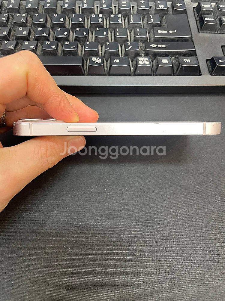 아이폰13미니 핑크 128GB 사설배터리교체 상태좋은중...--4