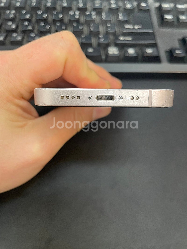 아이폰13미니 핑크 128GB 사설배터리교체 상태좋은중...--5