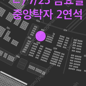 7월25일, 7월26일, 7월27일 사직 롯데vs기아 중앙탁자석, 응원탁자석, 1루 내야, 중앙상단 2연석