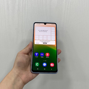 82773 갤럭시A33 128기가 블루 팝니다 11만원