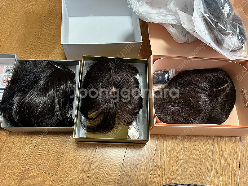 스칼렛 항암 가발 3개 택포 40만에 팝니다--4