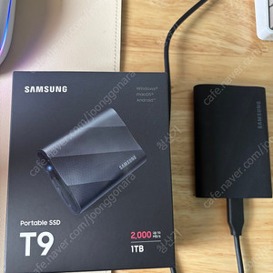삼성 T9 1TB 외장 SSD - 상태 최상 / 정품