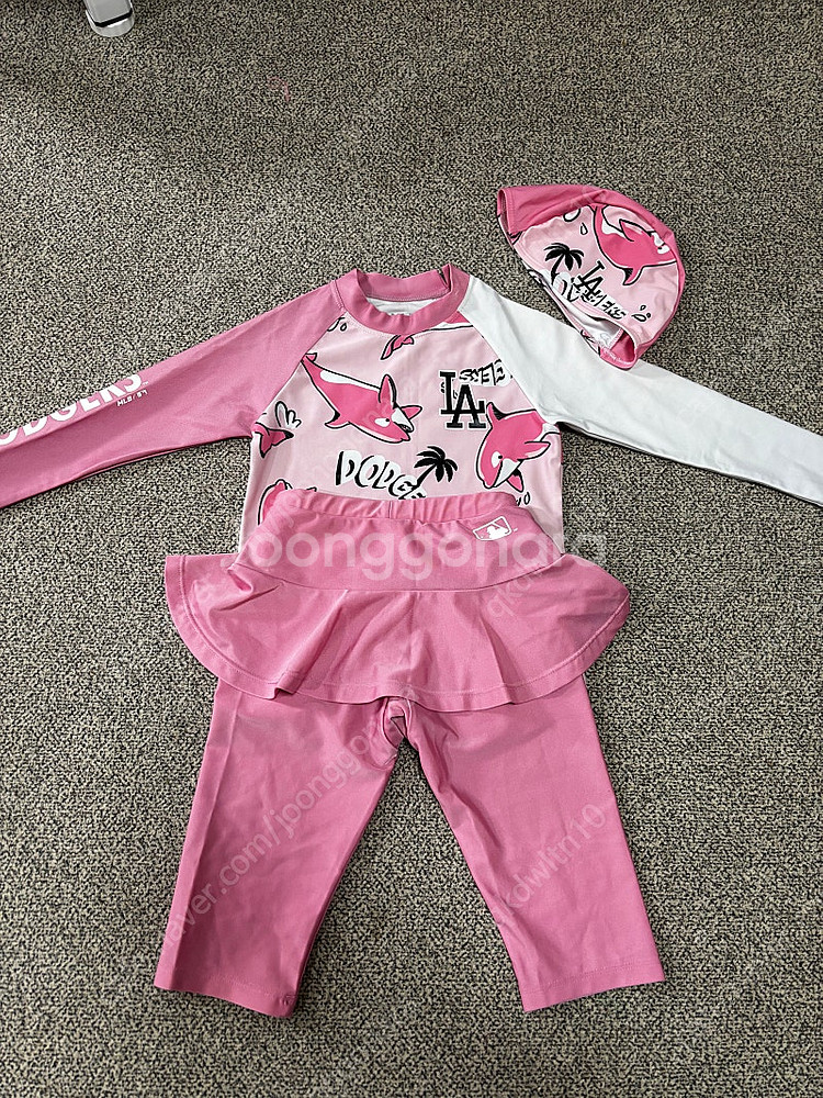 MLB 여아 수영복 세트 7호--0