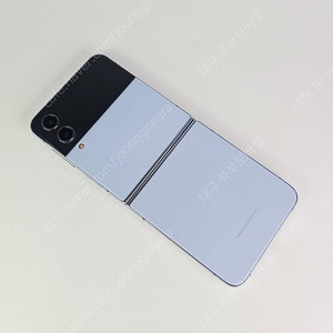 갤럭시 Z플립4 256GB 블루 센터판 무잔상 무기스 공기계 대구중고폰~