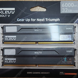 ESSENCORE KLEVV DDR5-6000 CL30 BOLT V 패키지 서린 32GB(16Gx2)팝니다