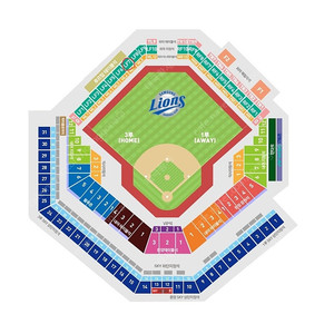 [정가양도] 7/20(일) 키움히어로즈 vs 삼성라이온즈 외야지정석 통로 2연석 판매