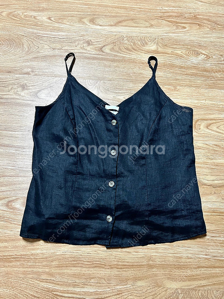 미엘로 레이어드 스트라이프 반팔 니트/H&M 린넨 뷔스...--0