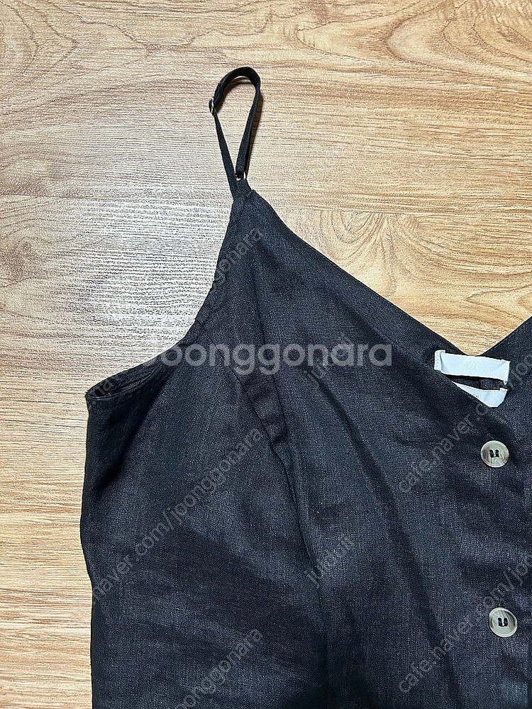 미엘로 레이어드 스트라이프 반팔 니트/H&M 린넨 뷔스...--1