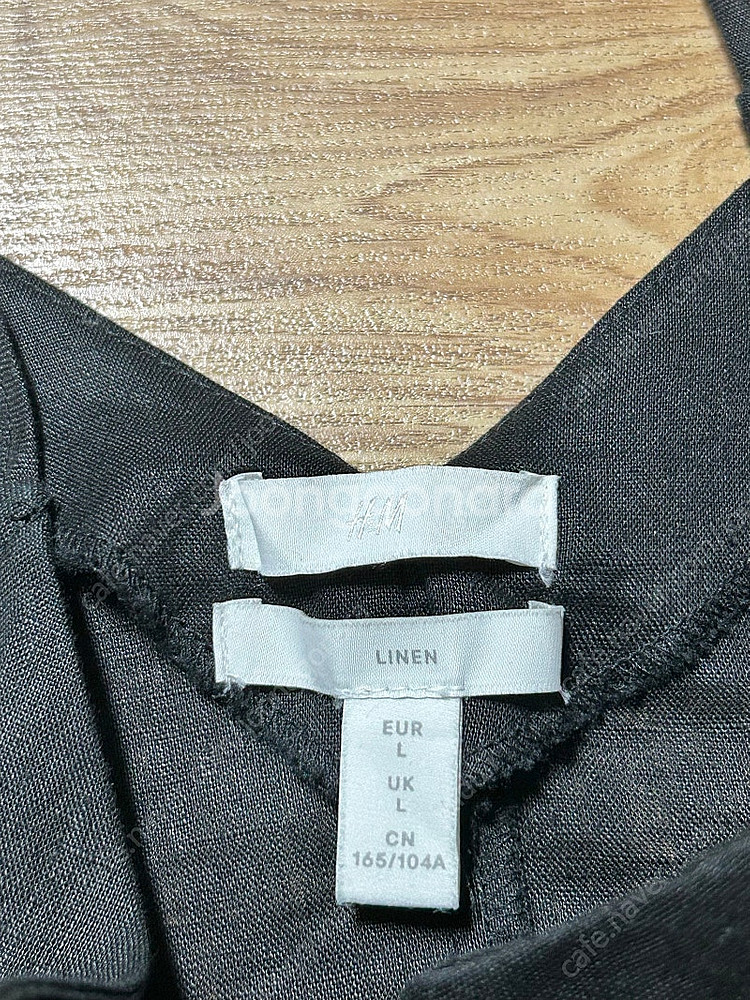 미엘로 레이어드 스트라이프 반팔 니트/H&M 린넨 뷔스...--2