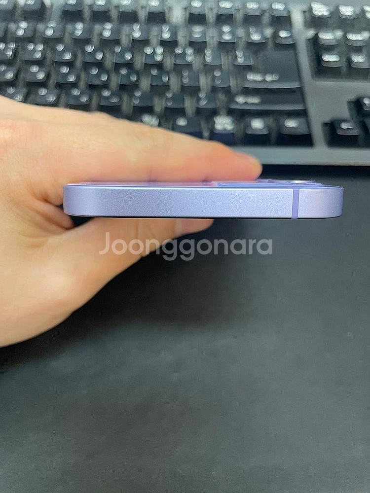 아이폰12 퍼플 128GB 상태좋은 중고27만팝니다.--3