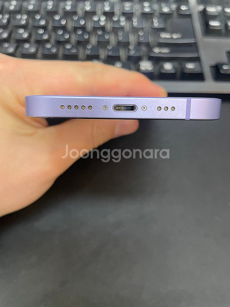 아이폰12 퍼플 128GB 상태좋은 중고27만팝니다.--5