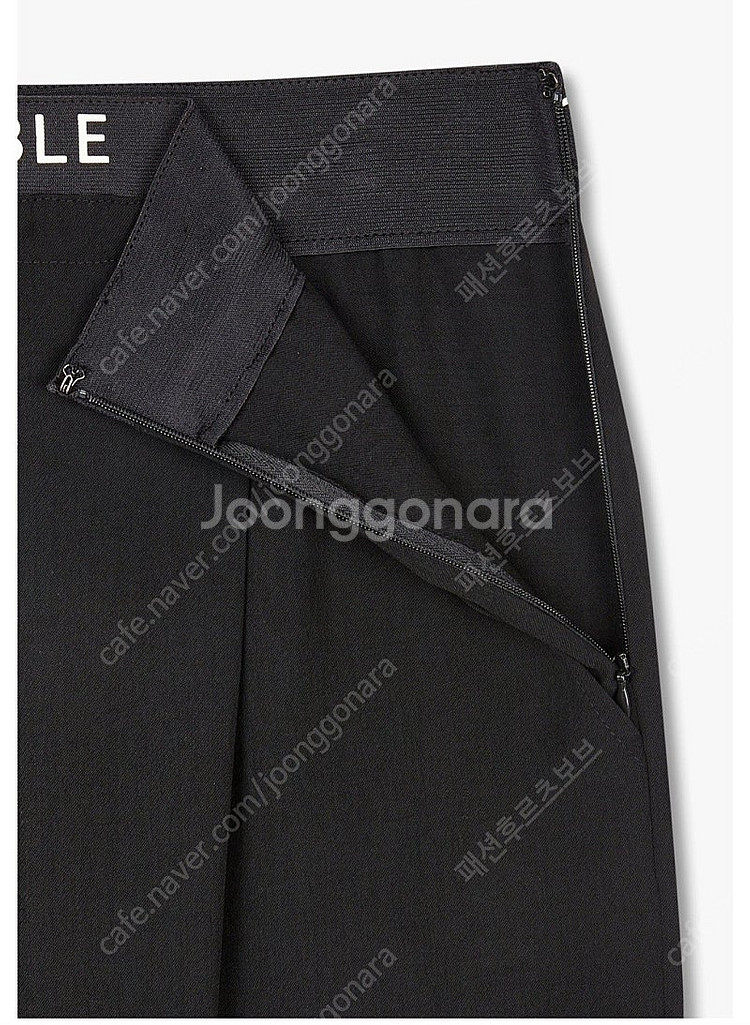 [새상품]보브(VOV) 레터링 밴딩 쿨 와이드팬츠--3