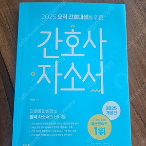 홍지문 2025년 개정판 간호사 자소서 새상품