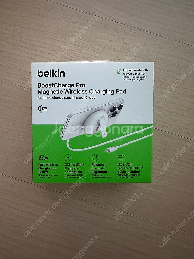 벨킨 Qi2 15W 마그네틱 고속 무선 충전 패드 스탠...--0