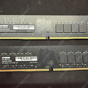 klevv ddr4 16gb x2 32gb 2666 흑금치