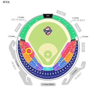 [잠실] 두산 vs 한화 7월 24일(목) 3루 한화응원석 레드석 119구역 2~4연석