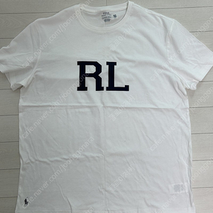 [폴로 랄프로렌] RL 반팔 티셔츠 흰색 XL 사이즈