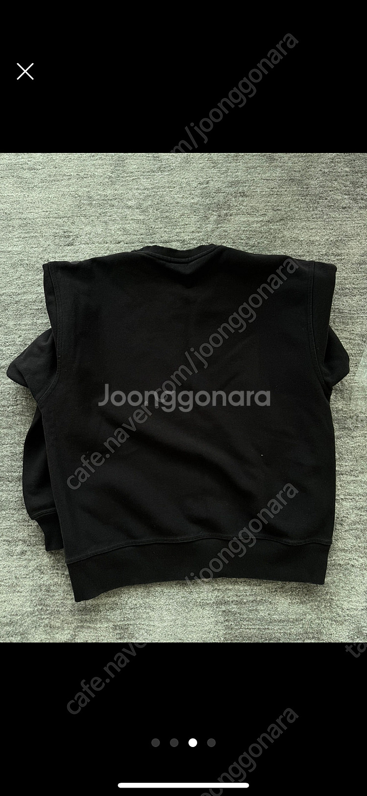 Stussy 스투시 워시드 블랙 맨투맨 L--2