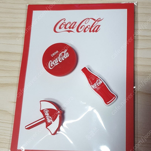 코카콜라 굿즈 슈즈참 3종 세트 13000원