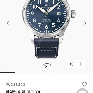 IWC 파일럿워치 마크 20 청판