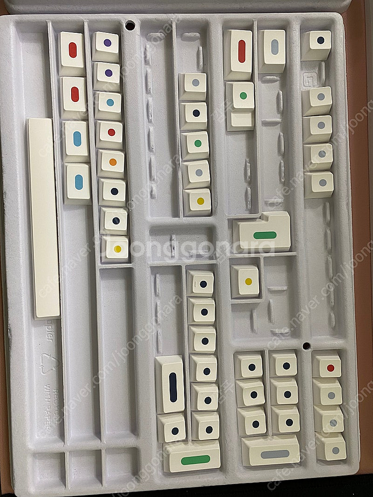 키캡 gmk dots2 라이트(화이트) 택포 12--1