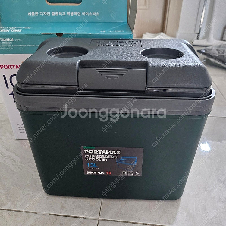 키친플라워 아이스박스 13L 다크그린 새상품 팝니다.--1
