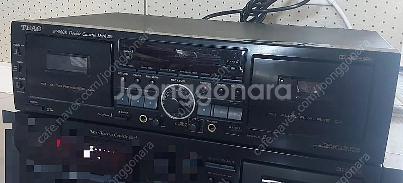TEAC 더블 카세트데크 W-860R--0